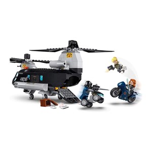 لگو مارول تعقیب و گریز هلیکوپتری بیوه سیاه_اسباب بازی